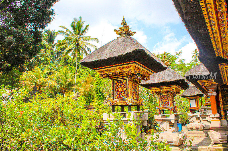 印度尼西亚巴厘岛的Tirta Empul temple。